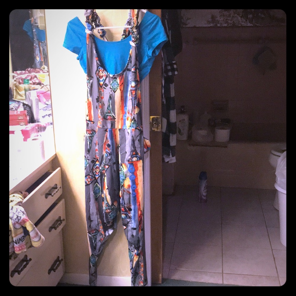 Jump suit and shirt